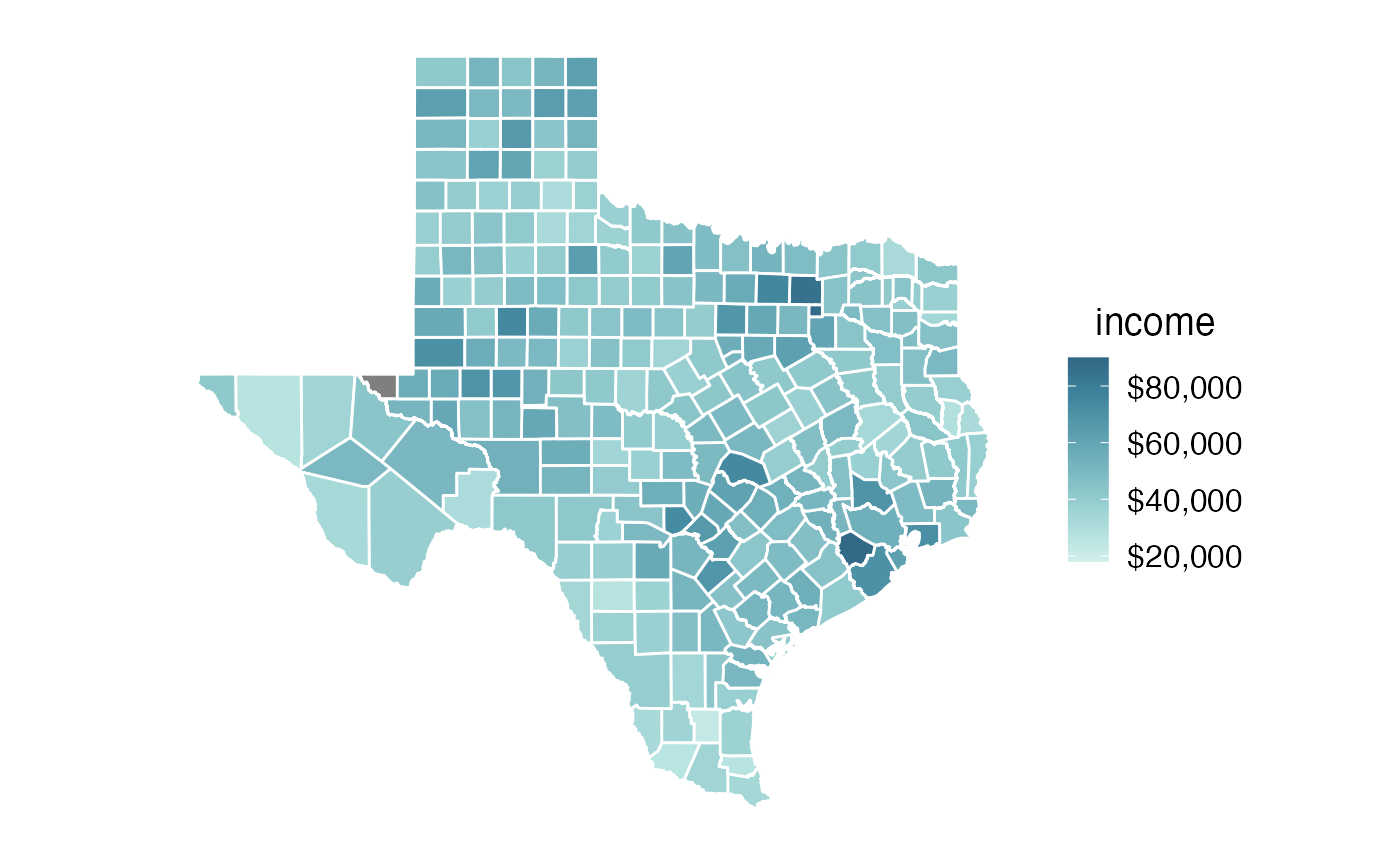 Median Income In Texas Counties Texas income Practicalgg